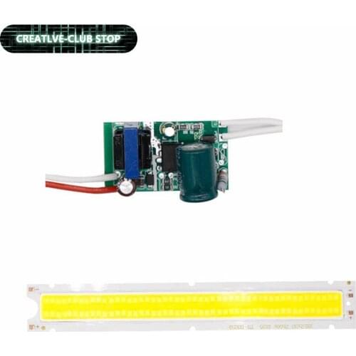 50W A Set LED Chip With Driver 90-265V High Power Diodes Light Beads Outdoor Flood Lights Cold White