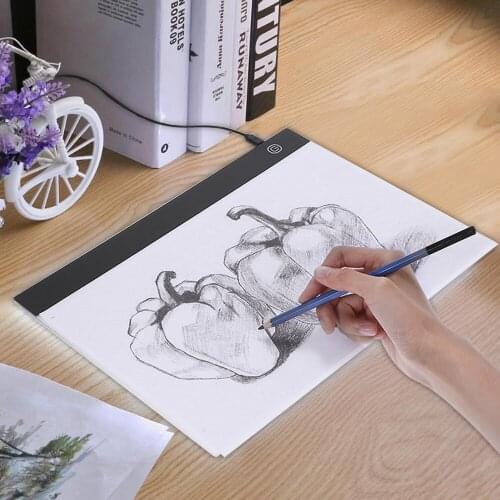 LED Graphic Tablet Writing Painting Light Box Tracing Board Copy Pads Digital Drawing Tablet Artcraft A4 Copy Table LED Board