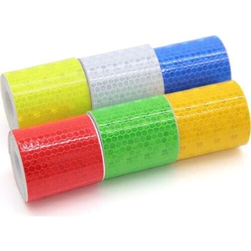 3M Reflective Tape Sticker Safety Mark Car Styling Self Adhesive Warning Tape Motorcycle Bicycle Film Decoration