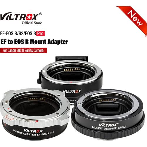 Viltrox EF-EOS R Lens Mount Auto Focus EF-RF Lens adapter for Canon EOS EF EF-S lens to Canon RF Mount Camera EOS R R6 RP R5
