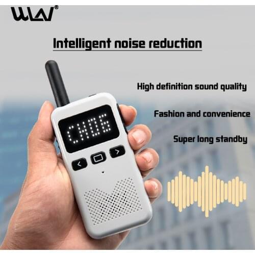WLN KD-C70 UHF Mini Handheld Intercom portable Walkie Talkie Scan CTCSS DCS KSM3 Two Way Radio Station with Hidden Display