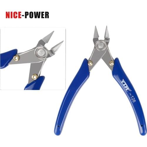 YTH-126 Sharp Pliers Multi Functional Tools Electrical Wire Cable Cutters Cutting Side Snips Flush Stainless Steel Nipper