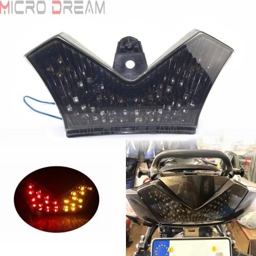 For Kawasaki Ninja ZX14 ZX14R ZZR1400 2006-2013 Motorcycle Integrated 12V LED Tail Light Smoke Lense Taillights Rear Brake Lamp