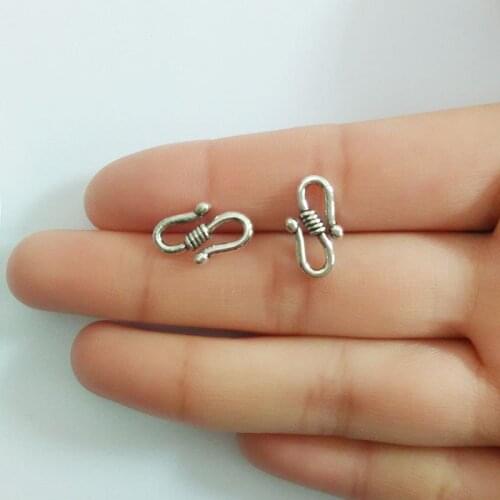 Necklace pendant connector bail clasps claw charms S shape bracelet Ropes cords Hooks crimps end Jewelry making Findings bijoux