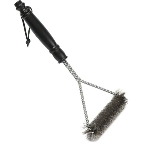 Non stick Barbecue Grill BBQ Brush Stainless Steel Wire Bristles Cleaning Brushes With Handle Durable Cooking BBQ Tools Hot Sale
