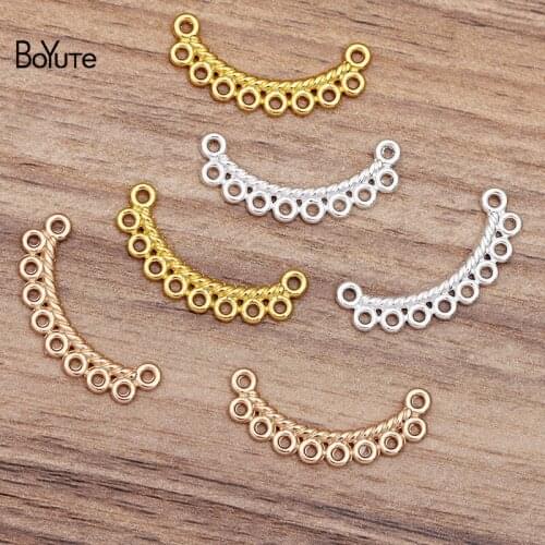 BoYuTe (100 Pieces/Lot) 30*6MM Metal Alloy Connector Loops DIY Jewelry Accessories Hand Made Materials