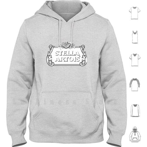 Stella Artois Black White hoodies Stella Artois Black White New Hot Music Cartoon Party