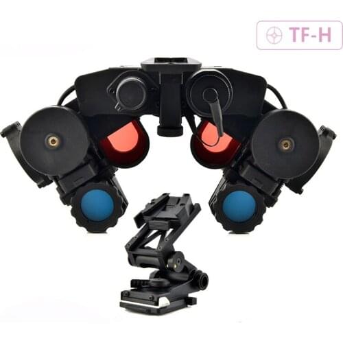 Double Barrel FAPVS-21 Luminous Version Of Night Vision Model + L4G21M Metal Steel Dump Truck Helmet Accessories Angle Adjusted