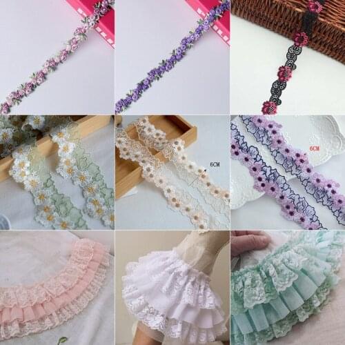 Multi Type Lace Trim For Garment Wedding Accessories DIY Handmade Craft Sewing Toys Home Textile Material Supplies