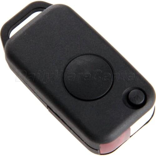 Mgoodoo 1 Button Flip Folding Remote Key Shell Case Car Keyless Entry Replacement Fob For Mercedes Benz 1993-2003 Car Covers