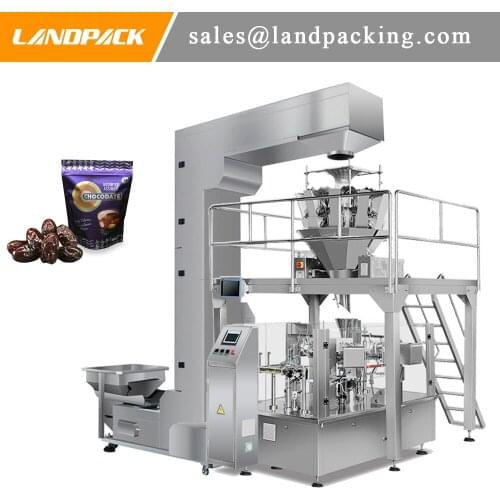 Multihead Linear Weigher Chocodate Premade Stand Pouch Fill And Seal Machine Quality Manufacturer