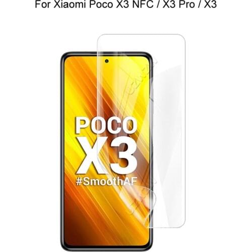 For Xiaomi Poco X3 NFC / X3 Pro / X3 Full Cover Soft Hydrogel Film Screen Protector
