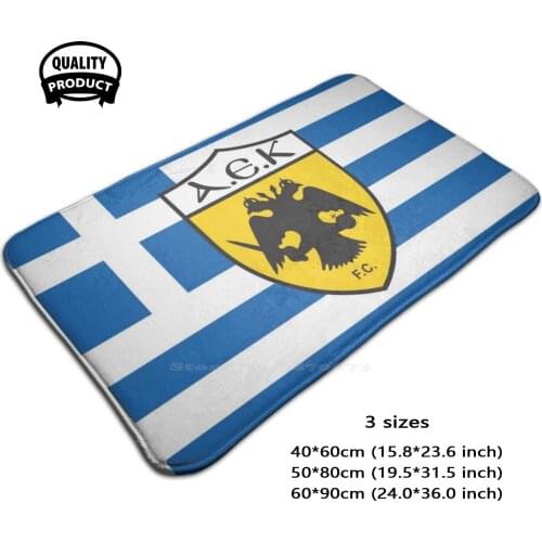 Aek Athens Fc 3D Soft Non-Slip Mat Rug Carpet Foot Pad Aek Athens Football Greece Athens