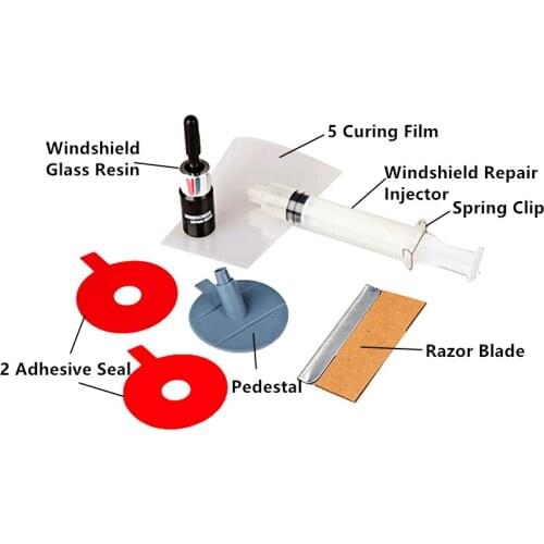 Car Windshield Repair Kit tools Auto Glass Windscreen Repair Set Door Handle Protective Decorative Stickers for Car Dent Repair