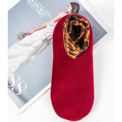 New Winter Men Women Thicken Thermal Socks Unisex Indoor Floor Socks Sleeping Slip Non Socks Elastic