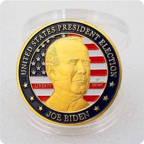 2020 New Joe Biden President Souvenir Challenge Collectible Art Coins