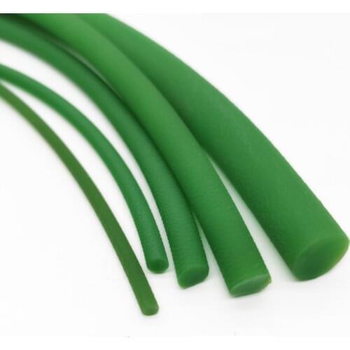 2 meters Industry Polyurethane belt PU round belt with green belt meltable cord free shipping