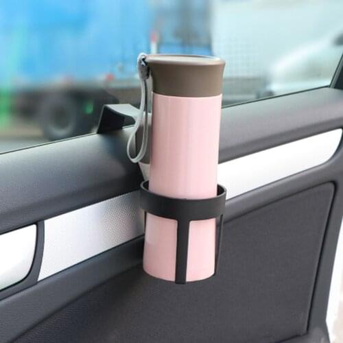 Universal Car Drink Water Cup Bottle Holder Door Mount Stand Drinks Holder Stand Clip Shelf Car Accessories