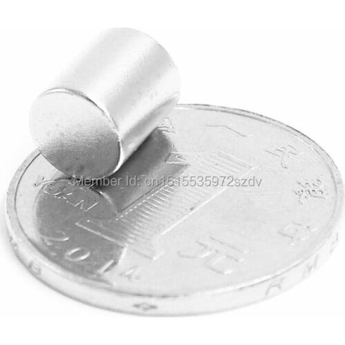 1pcs Strong Round Dia 8mm x 10mm N35 Rare Earth Neodymium Magnet Art Craft Fridge 8x10mm