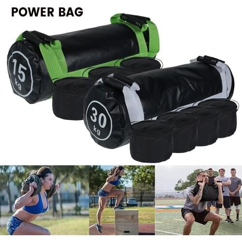 15kg Heavy Duty Weight Sand Power Bag Strength Training Fitness Exercise Cross-fits Sand Bag Body Building Gym Power Sandbag
