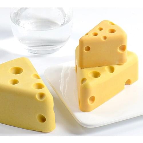 3D Soap Mold DIY Handmade Cheese Shaped Silicone Moulds