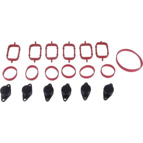 6 Pieces 33mm Diesel Swirl Flap Bungs Gaskets Kit For BMW E60/E61 E90 E91