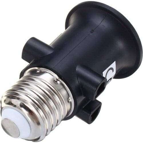 AC100-240V 4A PBT Fireproof E27 Bulb Adapter Lamp Holder Base Socket with EU Plug Support Dropshipping