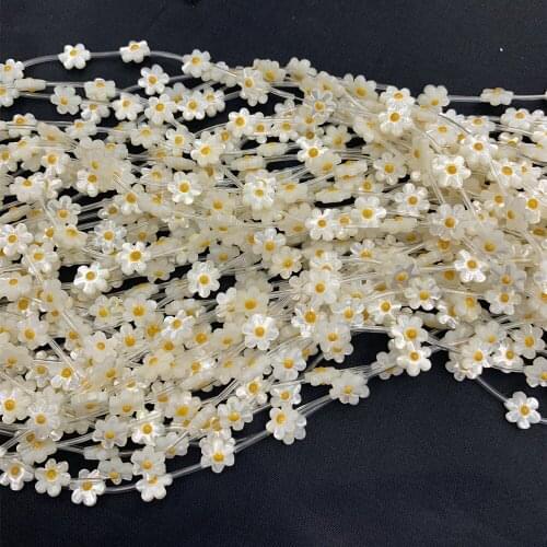 Promotion ! 100pcs/lot Natural Daisy Sunflower Mother Pearl shell for DIY Jewelry 6 Petals Flower Cut MOP Pearl shell for Brooch