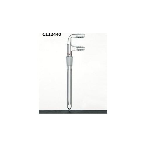 C112440: synthware,Condenser, Cold Finger, With Drip Tip, Joint:24/40, Length Below Joint:220mm. Hose O.D.:10mm