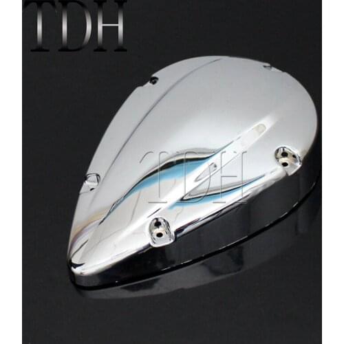 Chrome Motorcycle Carburetor Air Cleaner Filter Cover Cap Case For Honda Shadow ACE VT VT400 VT750 2004-2012