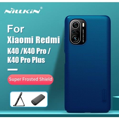 For Xiaomi Redmi K40 Case For Redmi K40 Pro NILLKIN Super Frosted Shield Matte Hard Back Cover Gift Holder For Redmi K40 Pro