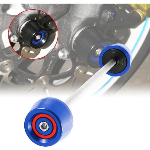 For Suzuki GSX-S1000 GSXS1000 2014-2019/GSX-S1000F GSXS1000F 2014-2019 Motorcycle Front Axle Fork Wheel Protector Crash Sliders