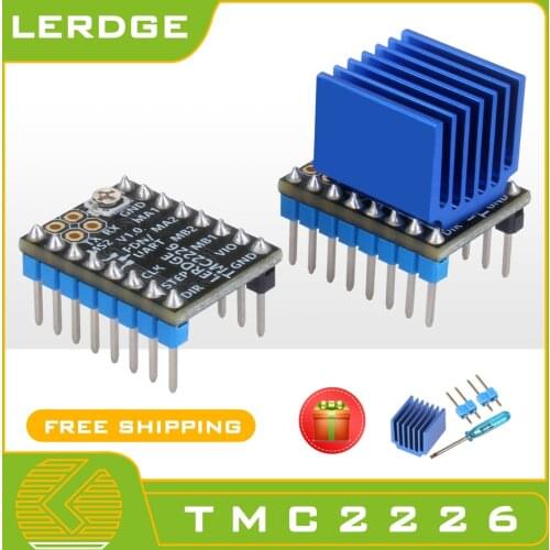LERDGE TMC2226 V1.0 Stepper Motor Driver UART Replace TMC 2208 TMC2225 A4988 lv8729 3D Printer Parts ultra-silent