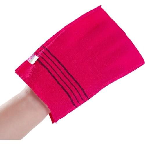 Double-sided Towel Korean Exfoliating Bath Washcloth Body Scrub Shower Towel Portable For Adults Coarse Grain Towel 3 Pcs