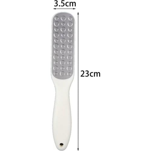 1pcs Double Side Foot File Heel Grater For The Feet Pedicure Rasp Remover Luxury Stainless Steel Scrub Manicure Nail Tools