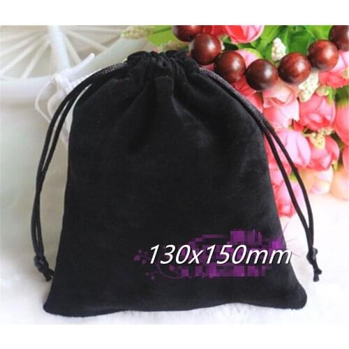 Hot Sale high-grade 130x150mm double sides Velvet Drawstring Pouch Bag/Jewelry Bag,Christmas Wedding Gift Bags & Pouches