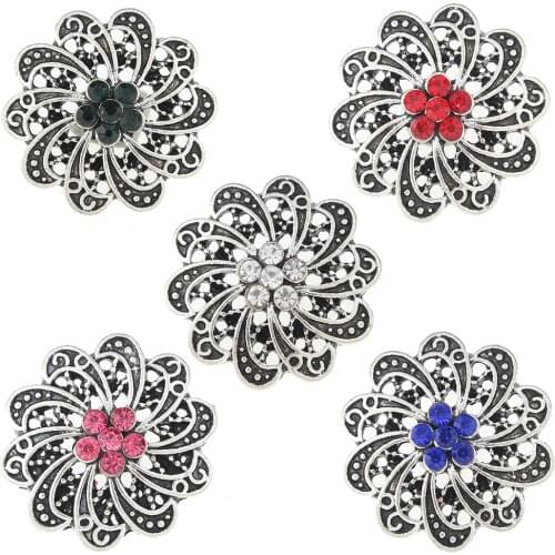 JaynaLee 18-20mm Metal Ginger Snap Button Fit Ginger Snaps Bracelets Jewelry for women men gifts GJS4829