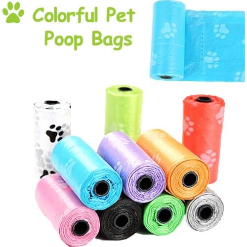 Pet Dog Poop Bags Dispenser Collector Scoop Holder Puppy Cat Pooper Scooper Bag Small Rolls Outdoor Clean Pets Supplies