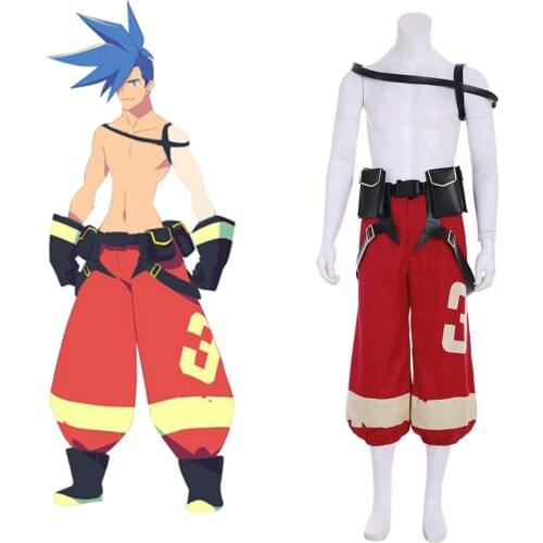 Cosplaydiy Anime PROMARE Burning Rescue Galo Thymos Cosplay Costume Adult Galo Thymos Suit Custom Made L320