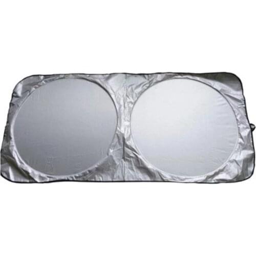 Car Windshield Sun Shade Front Window Sunshade Cover Folding Anti-UV Sun Visor Silver Car Protector Film For Car Accessoies