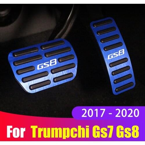 Car pedal cover Accelerator brake pedal Cover Non-Drilling Interior Refit For Trumpchi Gs8 Gs7 2017 2018 2019 2020 Accessories