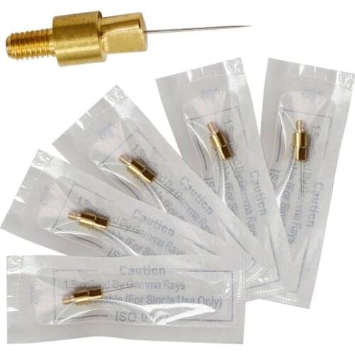 100Pcs Laser Tag Replaceable Needles Skin Spots Tattoo Removal Plasma Pen Lifting Accessories Beauty Micro Copper Fine Needles