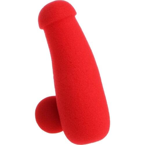 Small Sponge Brother 4Pcs Red Sponge Balls Funny Stage Prop Magic Tricks Toys C5AF