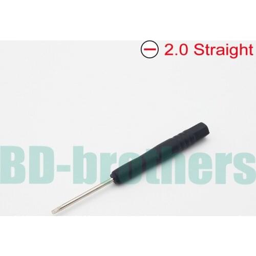 2.0 Mini Slotted Flathead screwdriver, - Straight screwdriver, Slot type Screw driver for iPhone Cell phone Factory 1000pcs/lot