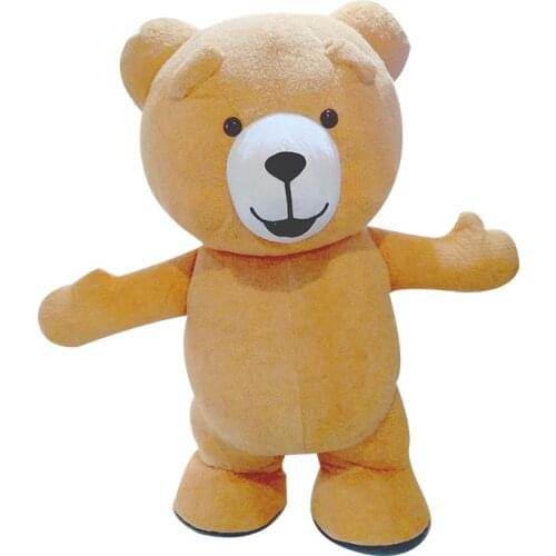 2.5m/3m Inflatable Teddy Bear Mascot Costume Suits Cosplay Party Game Dress Outfits Advertising Carnival Halloween Xmas Adults