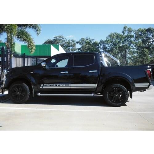 Car decals 2 Pieces plane side door stripe graphic Vinyl car sticker fit for NAVARA NP300 2015 2016