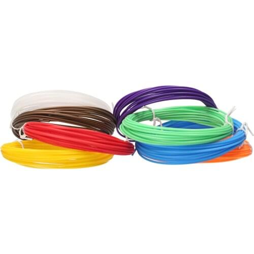 3D Pen Filament Refills 8 Colors 1.75mm PCL 3D Printing Filaments Each Color 16.4 Feet 3D Printing Pen Accessory for Boy Girl