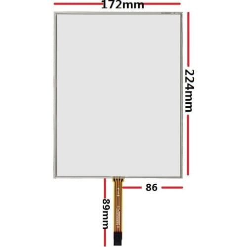 New 10.4 inch 4-wire touch screen 224*172mm is suitable for industrial computer touch pad industrial microcontroller touch pad