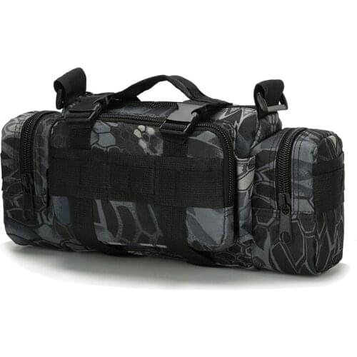 Oxford Outdoor Multi-functional 3P Field military pockets Men Cylinder Bag Professional Shoulder Gym Bag Training Sport Bag 1pcs