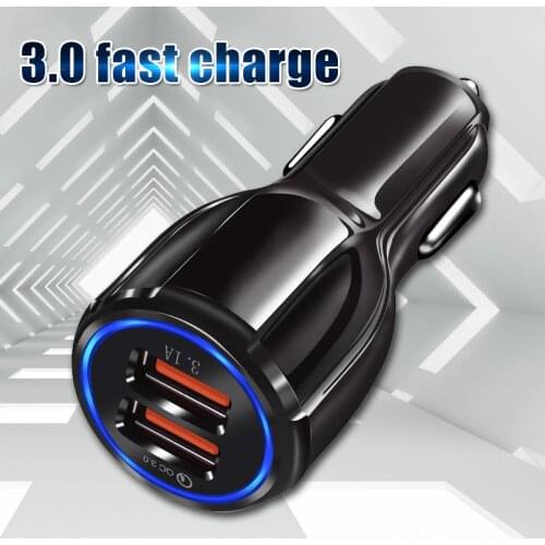 OLAF Quick Charge 3.0 USB Car Charger for iPhone 11 X Samsung Huawei Xiaomi Car Charger QC 3.0 QC 4.0 fast USB Charger Adapter
